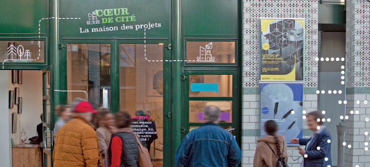 Cœur de cité, la maison des projets