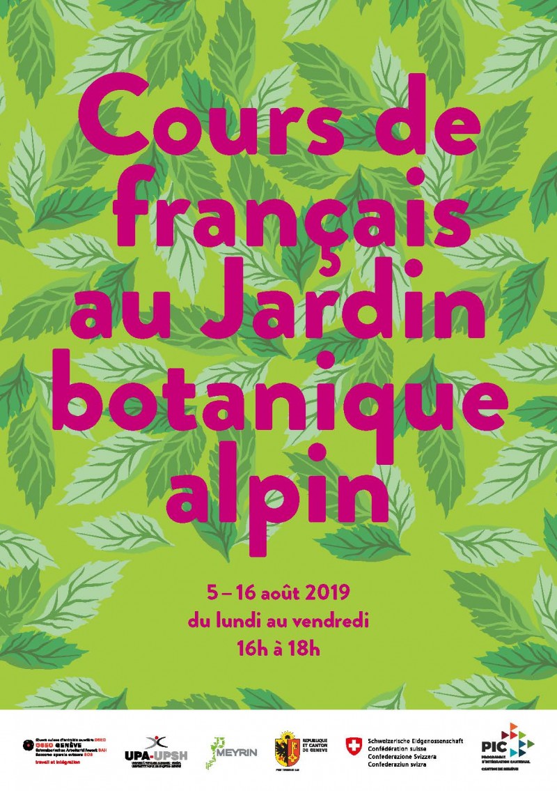 Flyer cours francais au JBAM